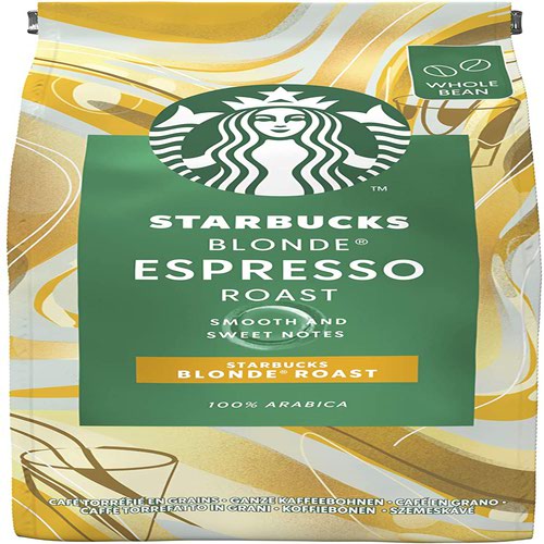 STARBUCKS BLONDE Espresso Roast Whole Coffee Bean (Pack 200g) 12400226