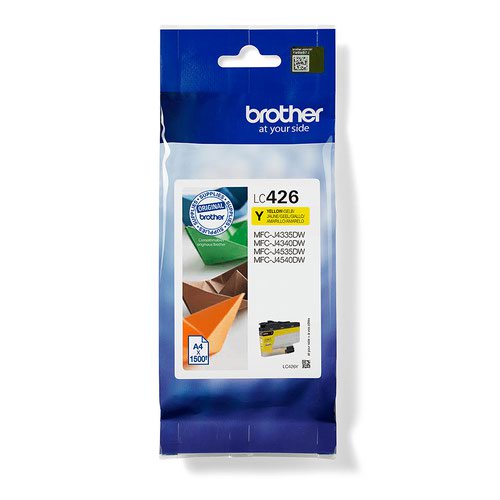 Inkjet Cartridges Brother Yellow Standard Capacity Ink Cartridge 750 pages LC424Y