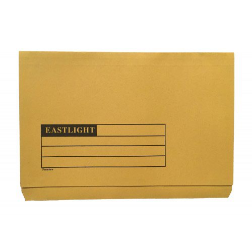 Document Wallets ValueX Document Wallet Full Flap Foolscap 270gsm Yellow (Pack 50) 45419DENT