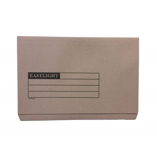 Document Wallets ValueX Document Wallet Full Flap Foolscap 270gsm Buff (Pack 50) 45412DENT