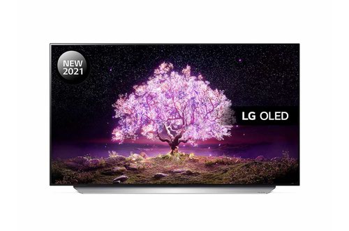 Televisions & Recorders LG C1 OLED55C16LA 55 Inch 3840 x 2160 4K Ultra HD Resolution AI Sound Pro HDR10 OLED Smart TV Vanilla White