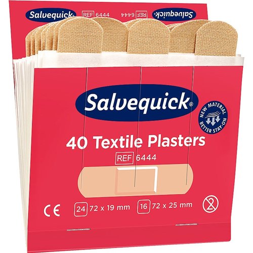 Cederroth Salvequick Fabric Plaster Refill (Pack 240) - CD6 Cederroth Salvequick Fabric Plaster Refill (Pack 240) - CD6