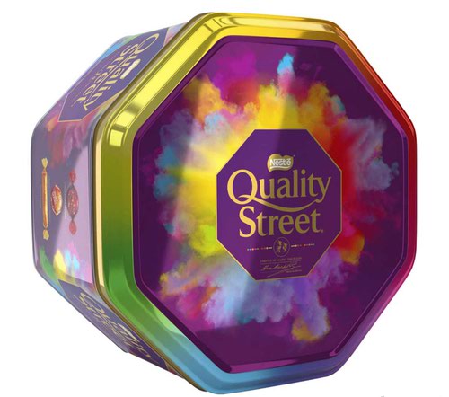 Quality Street Tin Chocolate Toffee & Cremes (Pack 2kg) 12406419