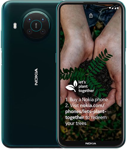 Mobile Phones Nokia X10 Android 11 6.67 Inch UK SIM Free Smartphone with 5G 6GB RAM and 64GB Storage Dual SIM Forest Green