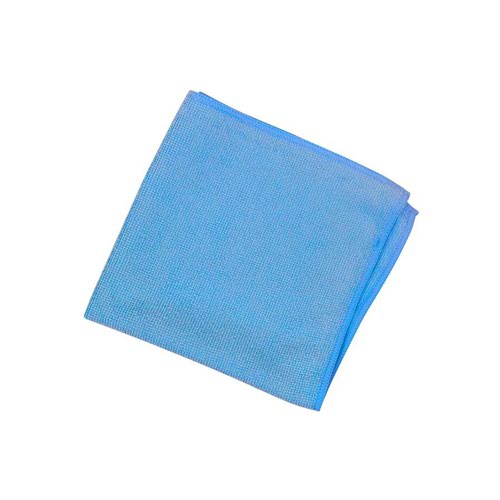 Cloths / Dusters / Scourers / Sponges ValueX Microfibre Cloth 38 x 38cm Blue (Pack 10) 0707024