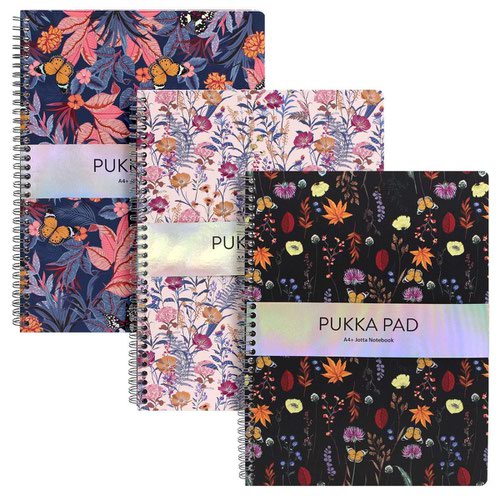Pukka+Pad+Bloom+A4+Plus+Jotta+Book+Round+Corners+Assorted+Designs+%28Pack+3%29+9497%28AST%29-BLM