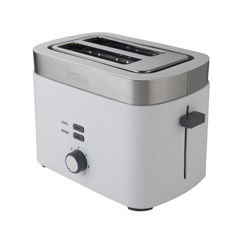 Kitchen Appliances T4Tec TT- TOT853SSL White 2 slice toaster