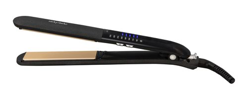 Nicky Clarke NSS043 Premium Hair Therapy Straighteners with 8 Heat Settings Black and Gold