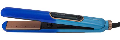 Nicky Clarke NSS255 SuperShine Izora Ionic Steam Conditioning Hair Straighteners Blue