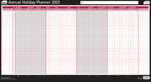 Planners Sasco Year Planner 2023 Unmounted 2410191D