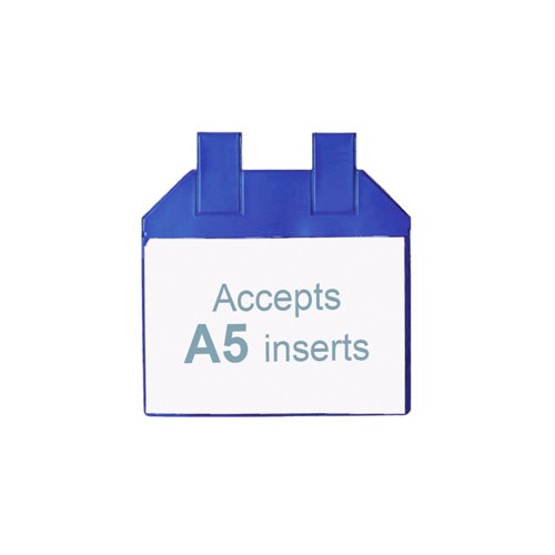 Beaverswood Magnetic Plastic Wrap-Around Pockets For Roll/Mesh Industrial Cages A5 Horizontal (Pack 10) - WRP5H/10 Beaverswood Magnetic Plastic Wrap-Around Pockets For Roll/Mesh Industrial Cages A5 Horizontal (Pack 10) - WRP5H/10