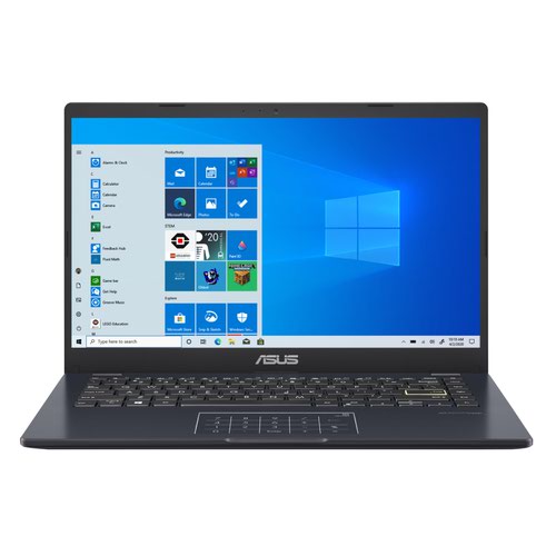 Laptops ASUS E410MA EB008TS 14 Inch 1920 x 1080 pixels Intel Celeron N4020 4GB RAM 64GB eMMC WiFi 5 802.11ac Windows 10 Home S Blue Notebook