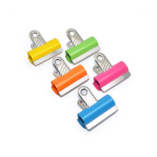 Clips Rapesco Coloured Letter Clips 30mm - Assorted Colours (Pack 10)