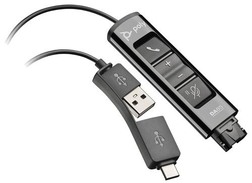 Cables & Adaptors Poly DA85 USB A and USB C to QD Smart Digital Interface Adapter