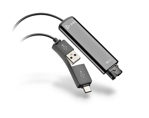 Cables & Adaptors Poly DA75 USB A and USB C to QD Smart Digital Interface Adapter