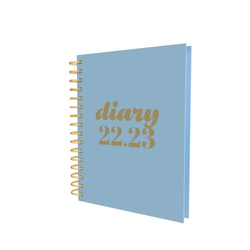 Diaries Collins Scandi Mid-Year Diary 2022-2023 A5 Day to Page Blue 818069