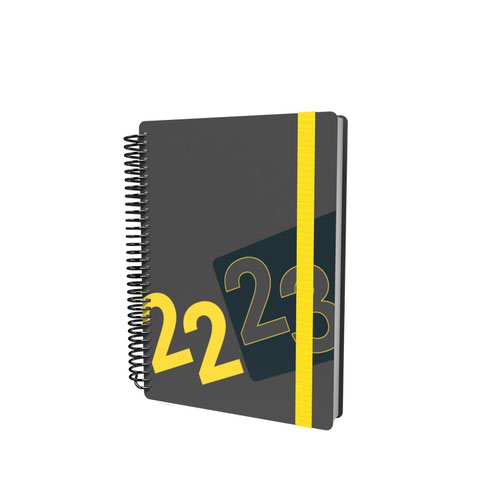 Diaries Collins Delta Mid-Year Diary 2022-2023 A5 Week to View Yellow 817984
