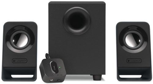 Webcams Logitech Z213 Wired Analogue Multimedia PC Speaker Set Black