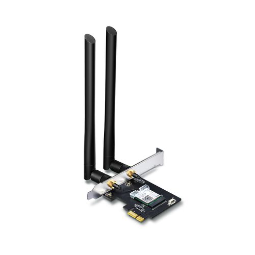 Cables & Adaptors TP Link AC1200 Dual Band WiFi Bluetooth 4.2 PCI Express Adapter Black
