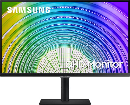 Monitors Samsung S60UA 27 Inch 2560 x 1440 Quad HD Resolution 5ms Response Time 75Hz Refresh Rate IPS HDMI DisplayPort USB C USB LED Monitor