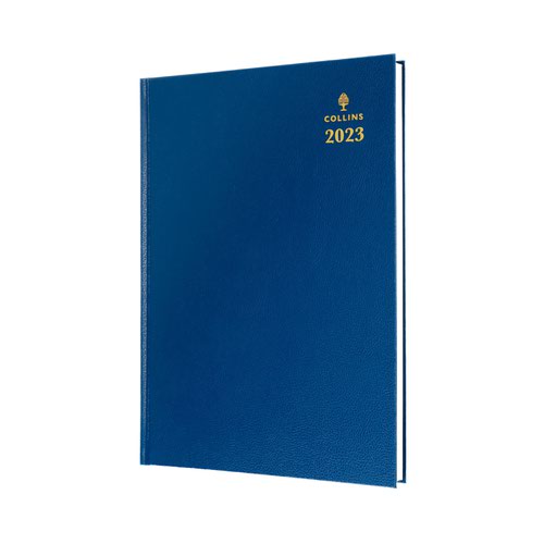 Collins 35 Desk Diary A5 Week To View 2023 Blue 35.60-23