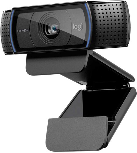 Webcams Logitech C920e HD 30 fps 1920 x 1080 Pixels Resolution USB 2.0 Webcam Black