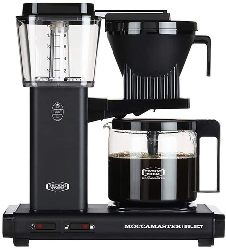 Coffee Machines & Accessories Moccamaster KBG 741 Select Matt Black Coffee Maker UK Plug