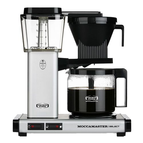 Coffee Machines & Accessories Moccamaster KBG 741 Select Matt Silver Coffee Maker UK Plug