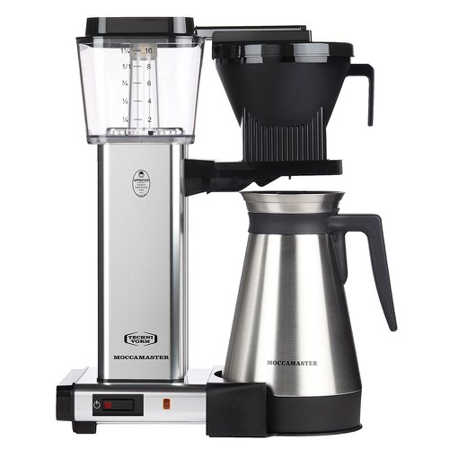 Coffee Machines & Accessories Moccamaster KBGT 741 Select Polished Silver Coffee Maker UK Plug
