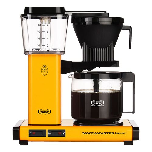Coffee Machines & Accessories Moccamaster KBG 741 Select Yellow Pepper Coffee Maker UK Plug