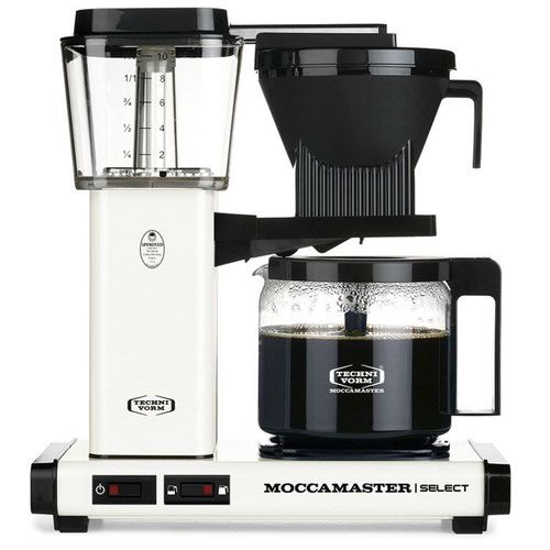 Coffee Machines & Accessories Moccamaster KBG 741 Select Off White Coffee Maker UK Plug