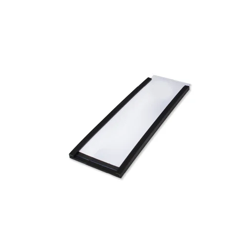 Beaverswood Magnetic PVC Label Holder (Clear) With White Card For Shelving and Racking H30mmxW80mm (Pack 100) - ML38 Beaverswood Magnetic PVC Label Holder (Clear) With White Card For Shelving and Racking H30mmxW80mm (Pack 100) - ML38