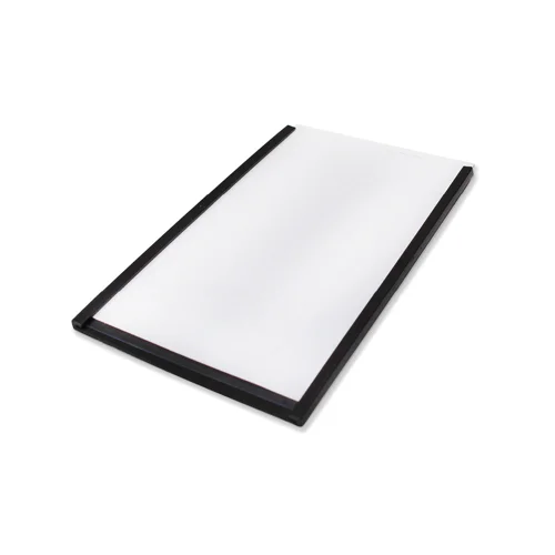 Beaverswood Magnetic PVC Label Holder (Clear) With White Card For Shelving and Racking H60mmxW100mm (Pack 100) - ML610 Beaverswood Magnetic PVC Label Holder (Clear) With White Card For Shelving and Racking H60mmxW100mm (Pack 100) - ML610