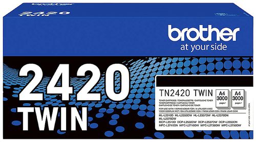 Pack 2 Toners Brother TN-2420 Twin Original • Smart Printer