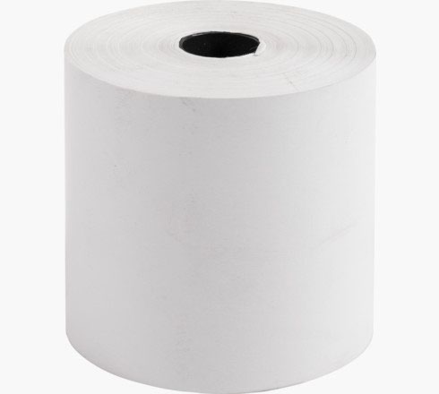 Tally Rolls Exacompta Receipt Rolls Thermal 44gsm 80x70x12mm 70m Length Pack of 5 44819E