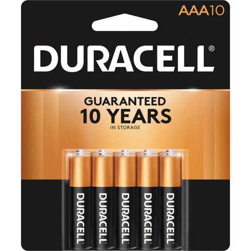 AAA Duracell Plus AAA Alkaline Battery Pack of 10 MN2400B10PLUS