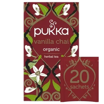 Tea Pukka Tea Vanilla Chai Tea Envelopes (Pack 20)