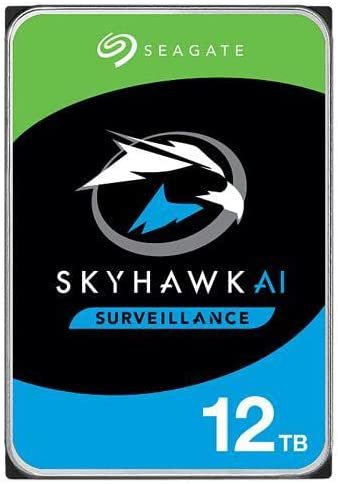 Hard Drives Seagate Skyhawk AI 12TB SATA 3.5 Inch Internal Hard Disk Drive