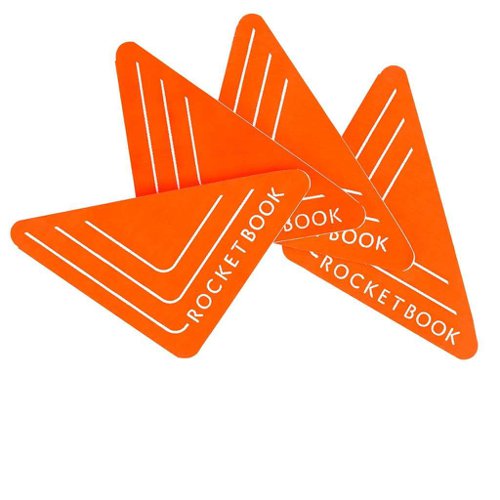 Rocketbook Beacons Reusable Stickable Corner For Coverting To A Smartboard (Pack 4) 505470 Rocketbook Beacons Reusable Stickable Corner For Coverting To A Smartboard (Pack 4) 505470