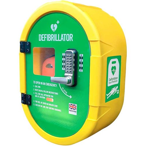 DefibSafe Outdoor AED Cabinet with Keypad Lock - K914 DefibSafe Outdoor AED Cabinet with Keypad Lock - K914