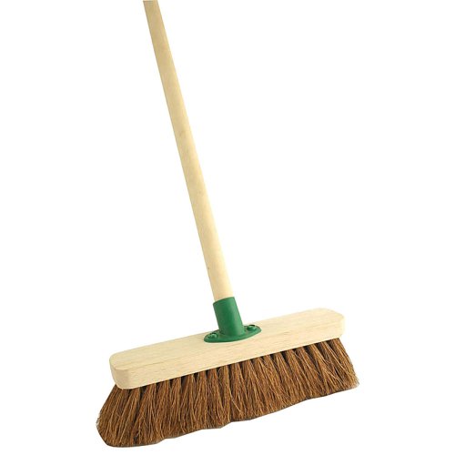ValueX+12+Inch+%2830cm%29+CoCo+Complete+Broom+With+4+Foot+Wooden+Handle+0906236S