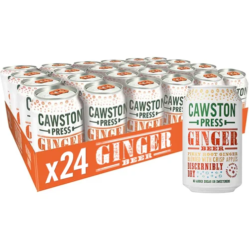 Cawston Press Sparkling Ginger Beer Can 24 x 330ml - CANS104 Cawston Press Sparkling Ginger Beer Can 24 x 330ml - CANS104