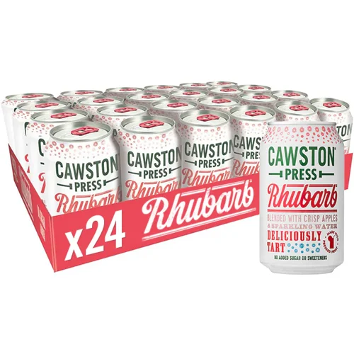 Cawston Press Sparkling Rhubarb Can 24 x 330ml - CANS102 Cawston Press Sparkling Rhubarb Can 24 x 330ml - CANS102