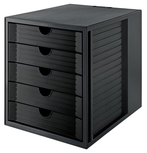 Han Contur 5 Drawer set, Eco black Han Contur 5 Drawer set, Eco black