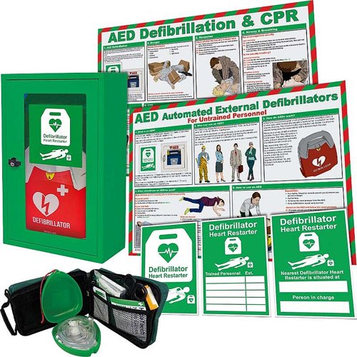 Schiller FRED PA-1 AED Automatic Bundle with Wall Cabinet - K3047 Schiller FRED PA-1 AED Automatic Bundle with Wall Cabinet - K3047