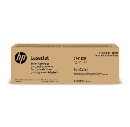 HP 411X R Cyan Toner High Capacity CF411XR HP 411X R Cyan Toner High Capacity CF411XR