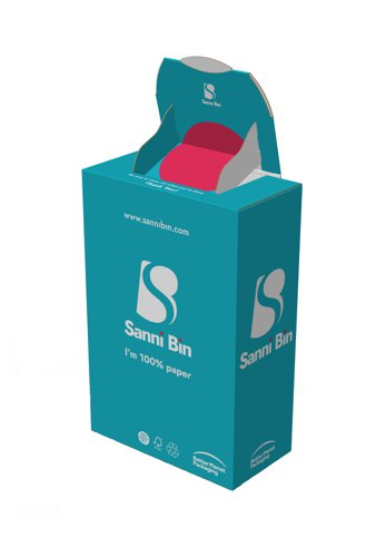 Sanni Bin Sanitary Disposal Hygiene Bin (Pack 10) - 0606023 Sanni Bin Sanitary Disposal Hygiene Bin (Pack 10) - 0606023