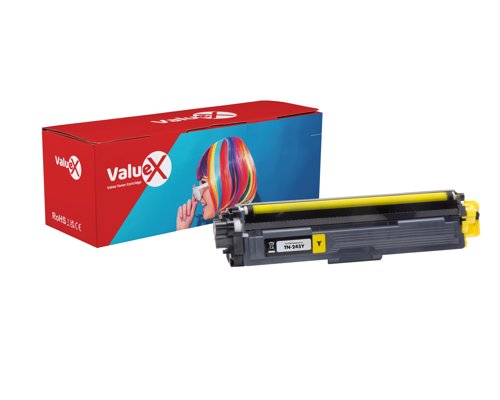 ValueX+Brother+Yellow+Remanufactured+Toner+Cartridge+2.2k+pages+-+TN245Y