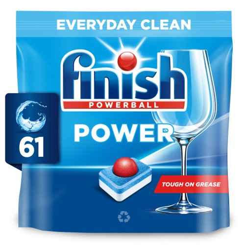 Finish Power All in One Dishwasher Tablets Regular (Pack 61) - 3311089 Finish Power All in One Dishwasher Tablets Regular (Pack 61) - 3311089