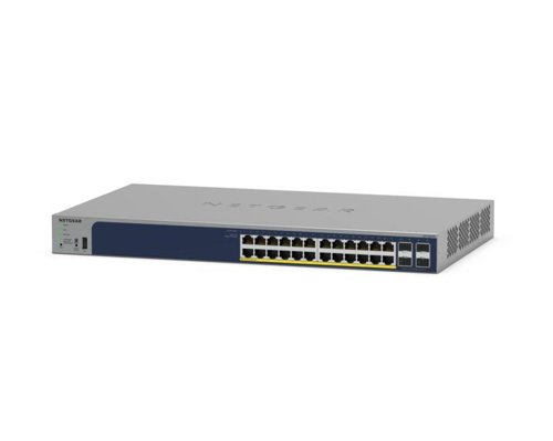 Netgear GS728TPP 28 Port Gigabit Ethernet PoE+ Smart Switch Netgear GS728TPP 28 Port Gigabit Ethernet PoE+ Smart Switch